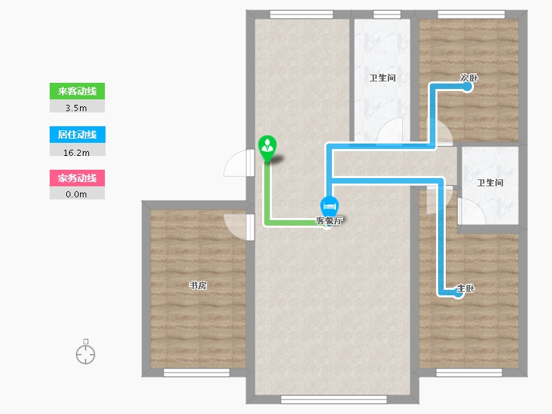 辽宁省-朝阳市-宝德隆泰-110.00-户型库-动静线