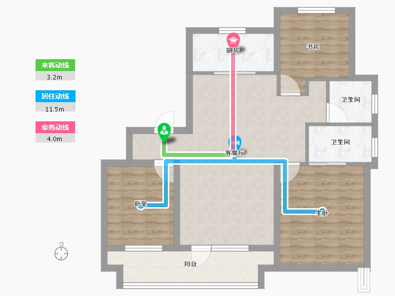 山东省-青岛市-西海岸创新科技城-81.01-户型库-动静线