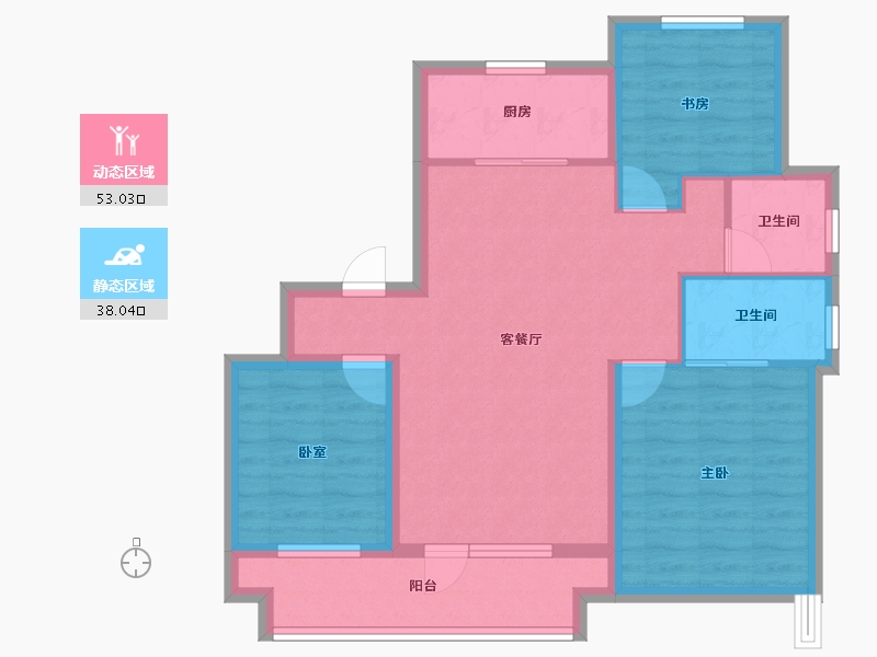 山东省-青岛市-西海岸创新科技城-81.01-户型库-动静分区