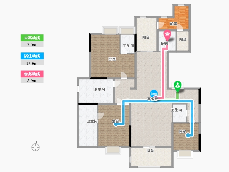 广东省-东莞市-光大·锦绣山河-218.00-户型库-动静线