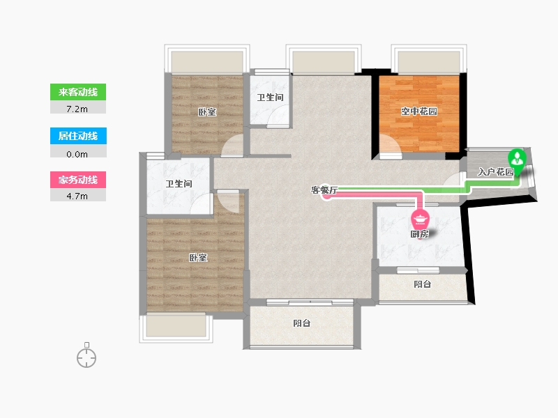 广东省-惠州市-锦地繁花五期-91.27-户型库-动静线