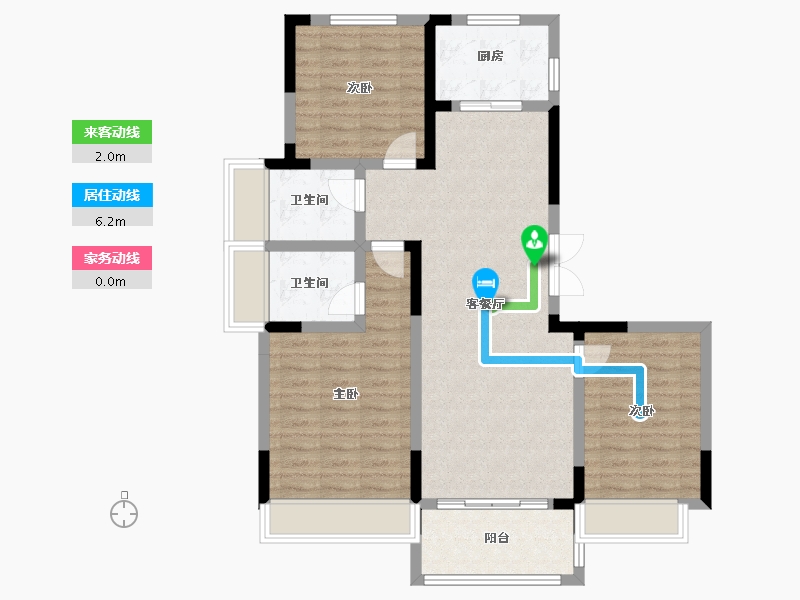 山东省-济宁市-弘圣学府-91.00-户型库-动静线