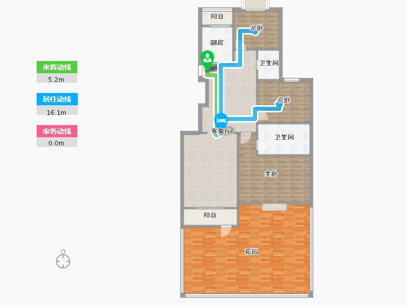 陕西省-西安市-EE康城-西区-119.44-户型库-动静线