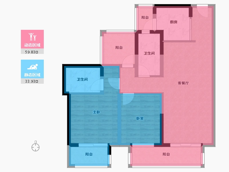 广东省-惠州市-泰丰牧马湖-82.41-户型库-动静分区