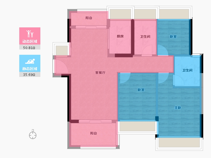 广东省-惠州市-泰丰牧马湖-77.77-户型库-动静分区