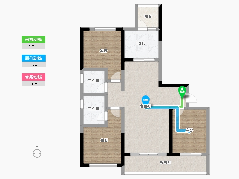 四川省-成都市-中国铁建西派国樾-99.34-户型库-动静线