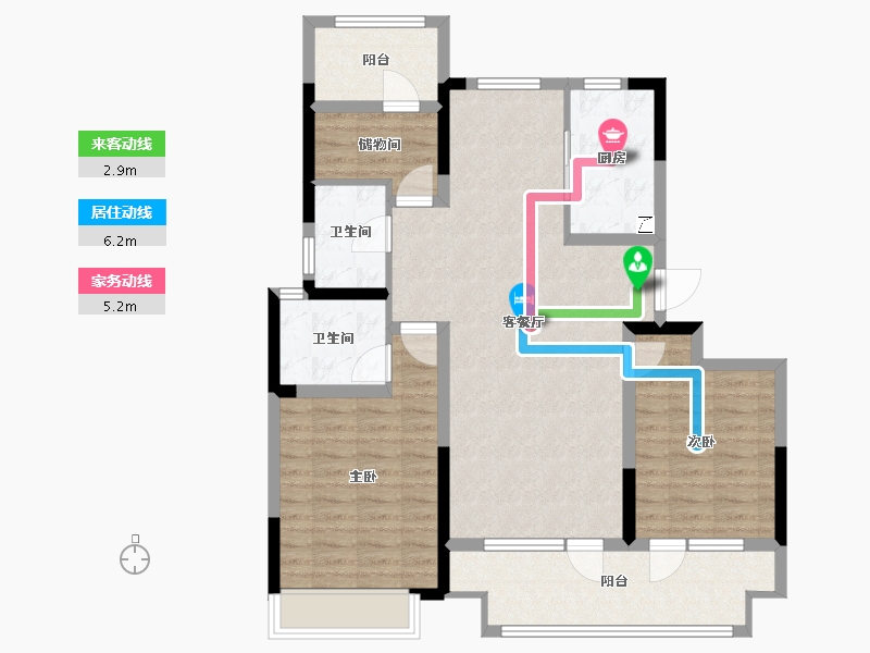 山东省-青岛市-和达铭著-97.54-户型库-动静线