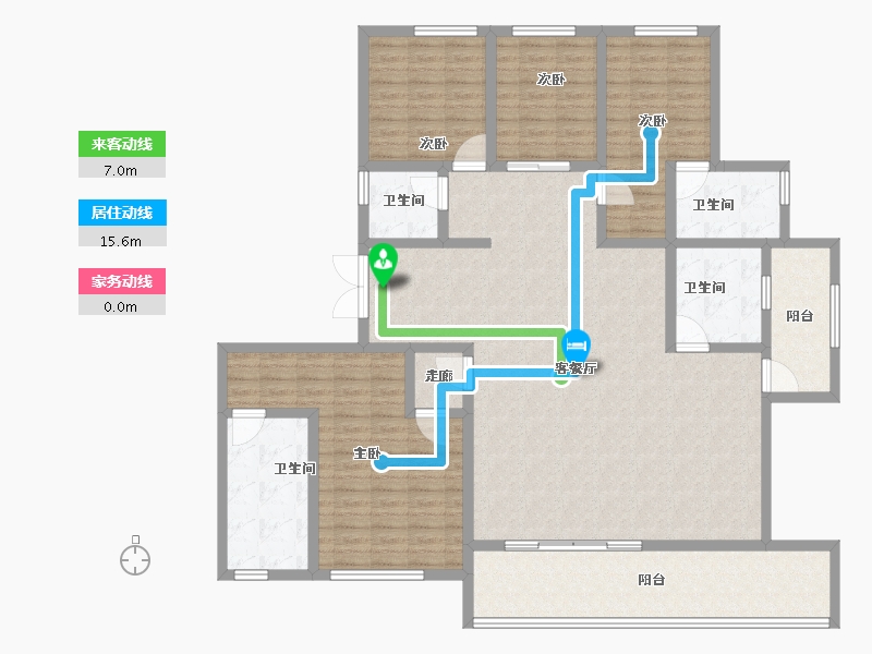 四川省-成都市-万科天府锦绣-168.01-户型库-动静线