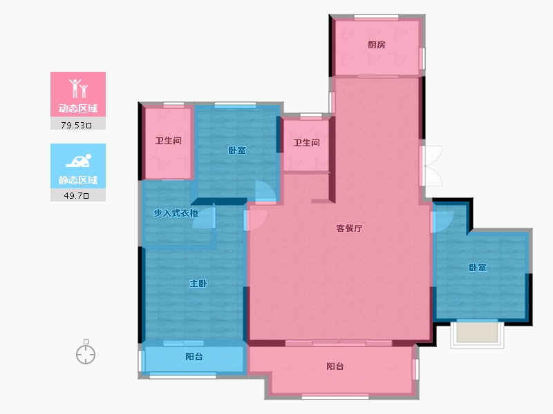 河南省-开封市-梅隆郡-116.00-户型库-动静分区