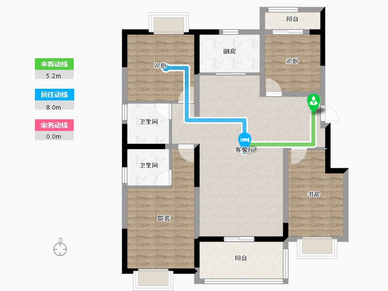 云南省-昆明市-长水航城-111.12-户型库-动静线