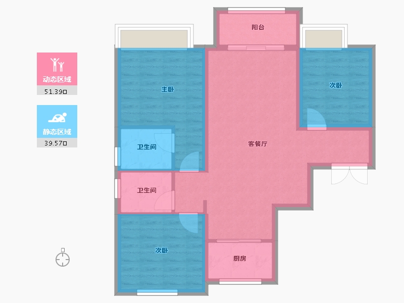 河北省-保定市-御景蓝郡-120.00-户型库-动静分区