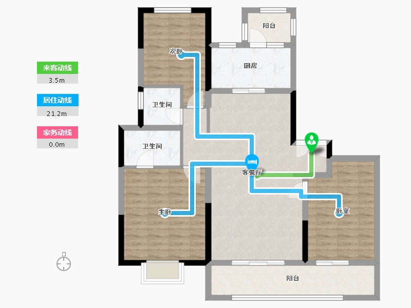 四川省-成都市-中车·共享城-109.00-户型库-动静线