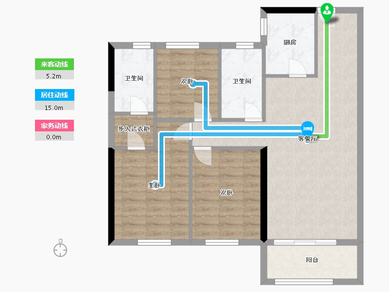 福建省-宁德市-天润紫金郡-79.00-户型库-动静线