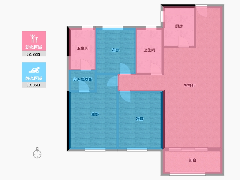 福建省-宁德市-天润紫金郡-79.00-户型库-动静分区