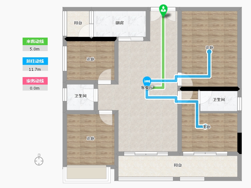 四川省-成都市-锦利锦悦府-93.29-户型库-动静线