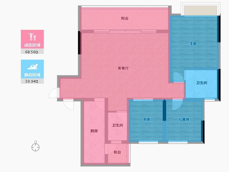 四川省-成都市-新力郦园-97.30-户型库-动静分区