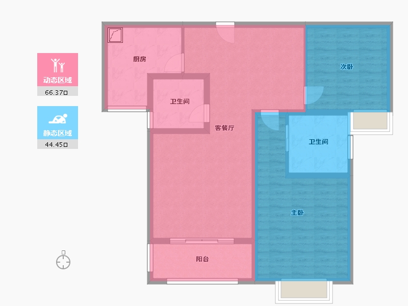 江苏省-镇江市-复旦科技园-99.00-户型库-动静分区