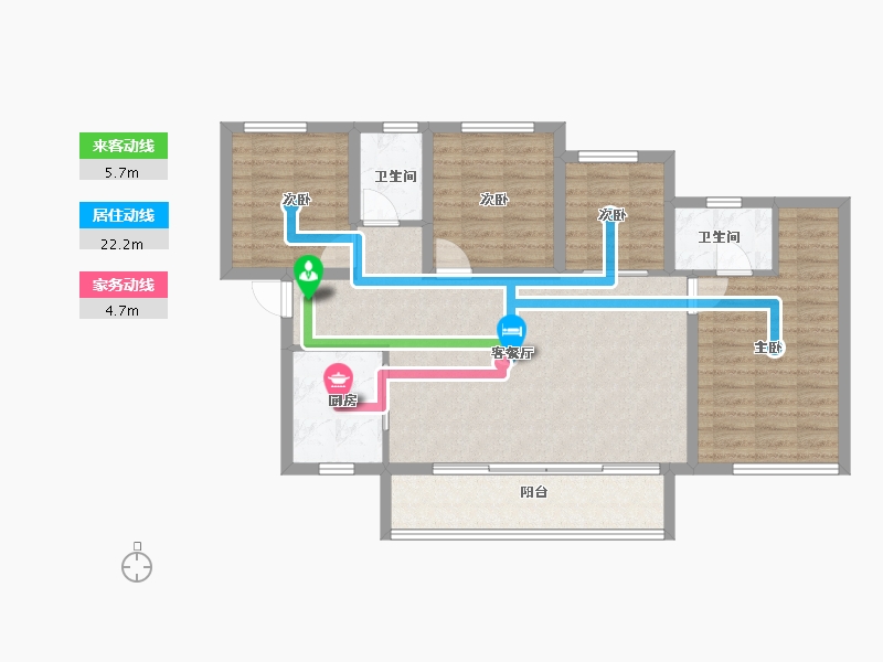 四川省-成都市-中粮天府智慧城-94.00-户型库-动静线