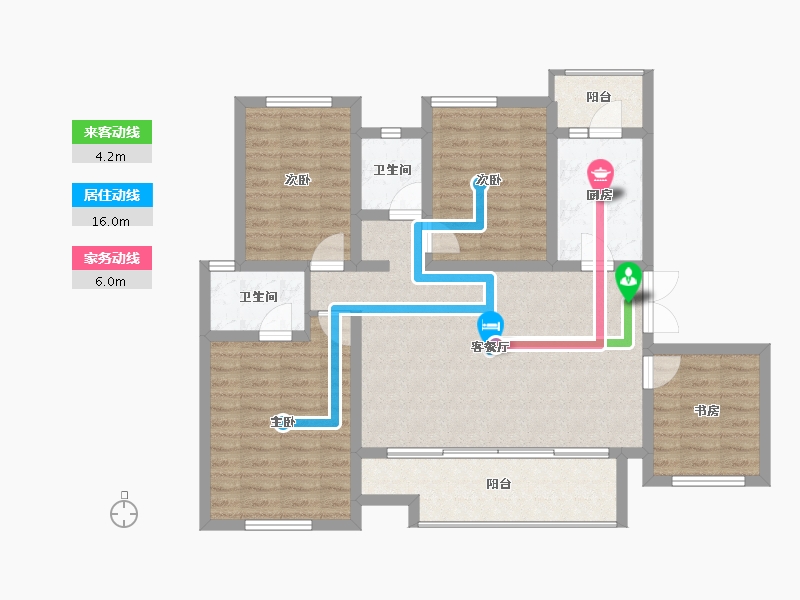 四川省-成都市-中粮天府智慧城-100.79-户型库-动静线