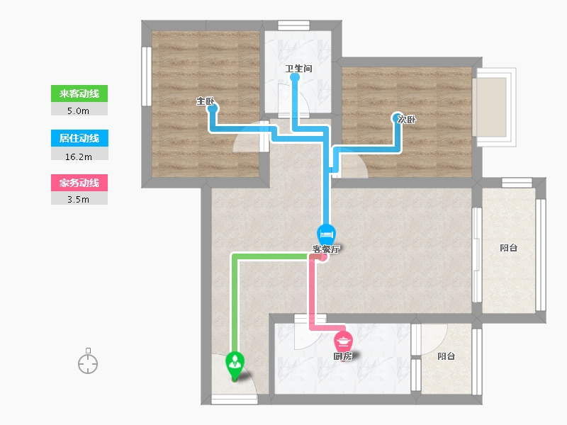 四川省-成都市-东湖优品-59.50-户型库-动静线