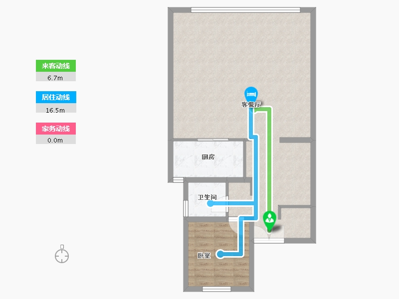 陕西省-渭南市-绿地金融城-126.00-户型库-动静线