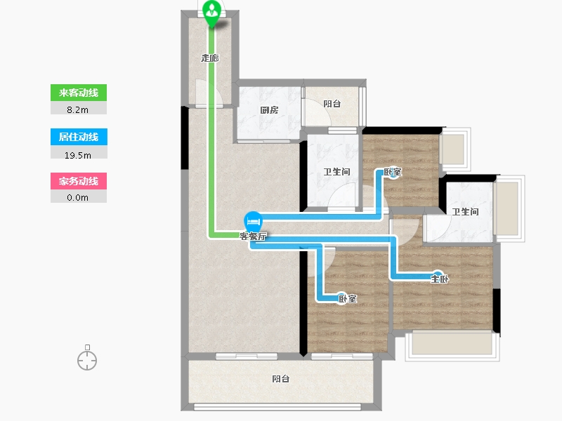 广东省-惠州市-禧临门-89.21-户型库-动静线