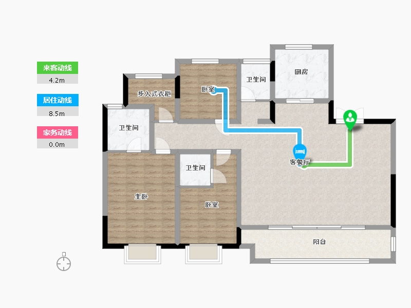 云南省-昭通市-吾悦广场-139.00-户型库-动静线