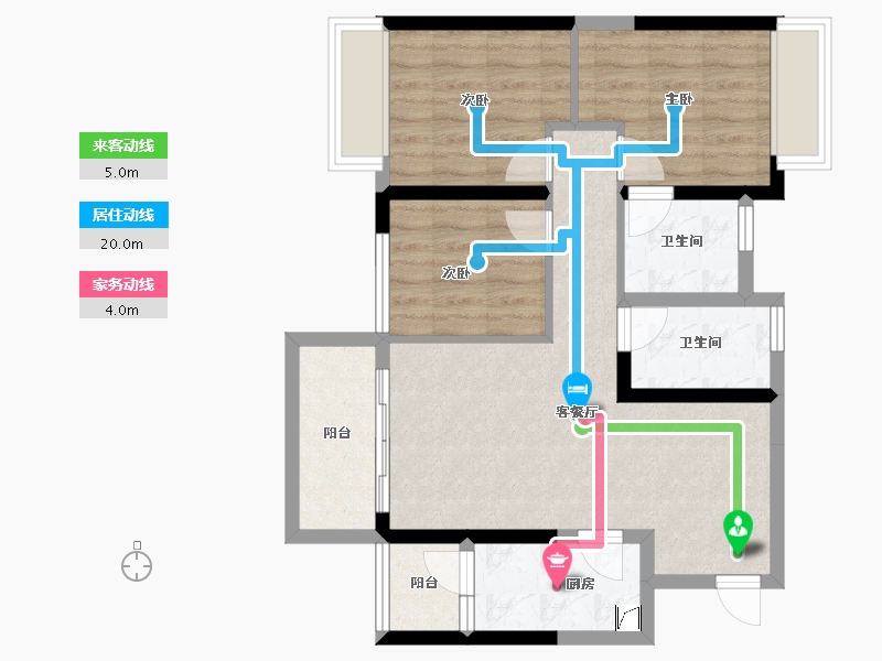 四川省-成都市-西郡英华(四期)-68.52-户型库-动静线