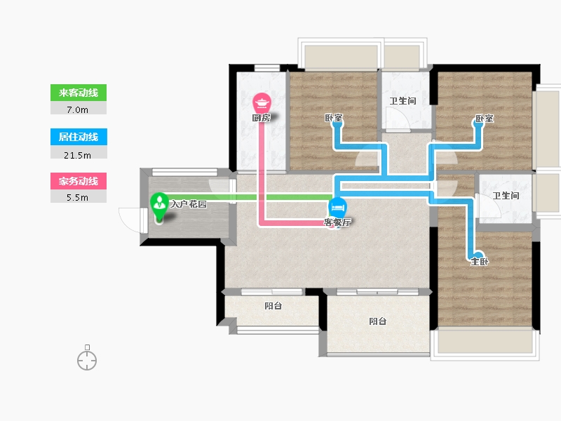 广东省-惠州市-好益康龙林上观-81.77-户型库-动静线