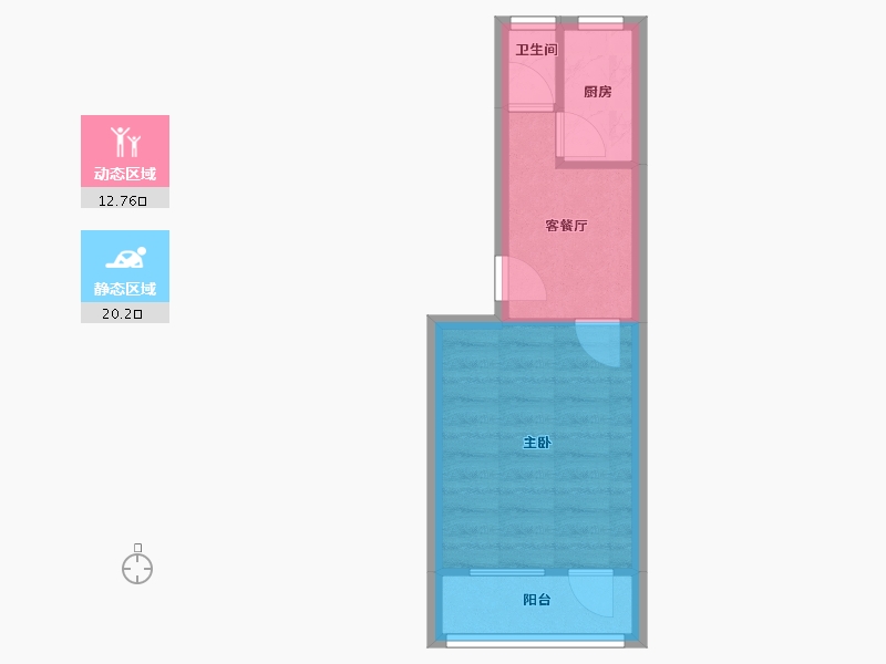 北京-北京市-中关园小区-31.70-户型库-动静分区