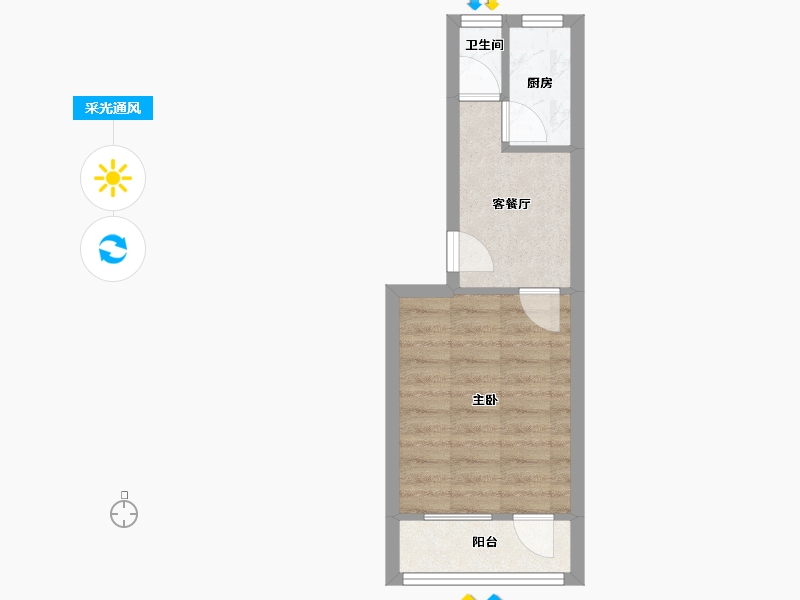 北京-北京市-中关园小区-31.70-户型库-采光通风