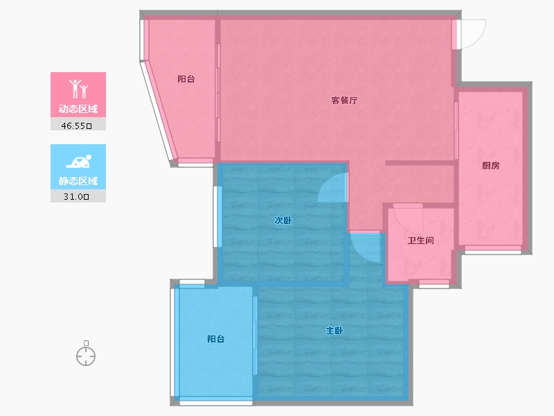 河北省-石家庄市-心海假日-77.80-户型库-动静分区