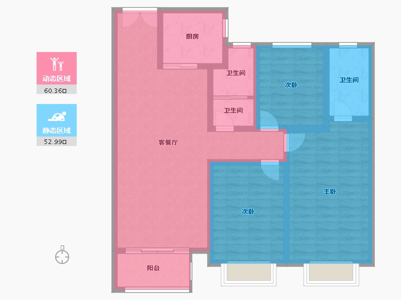 山东省-菏泽市-中达御府-101.14-户型库-动静分区