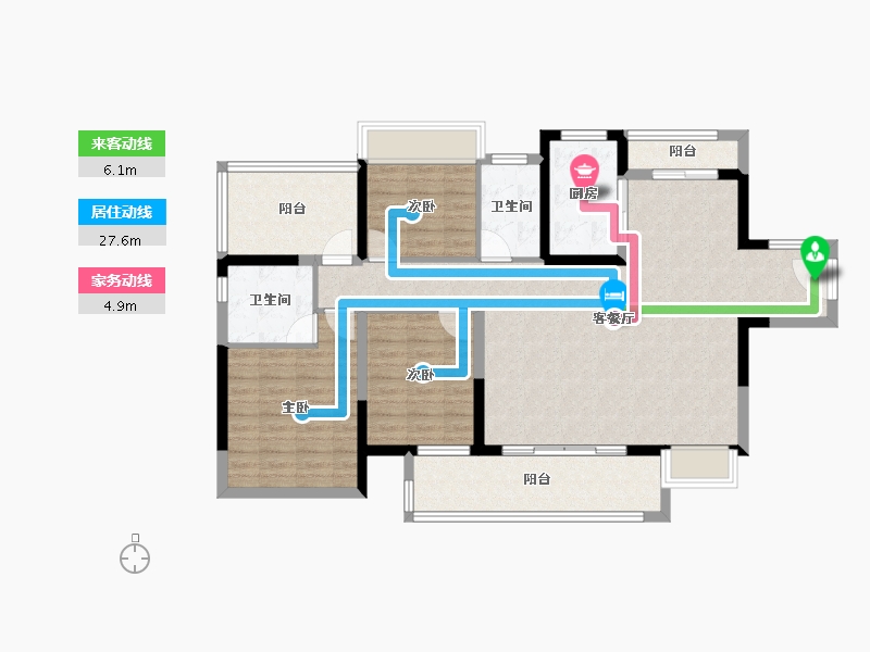 广东省-惠州市-中交和风春岸-109.88-户型库-动静线