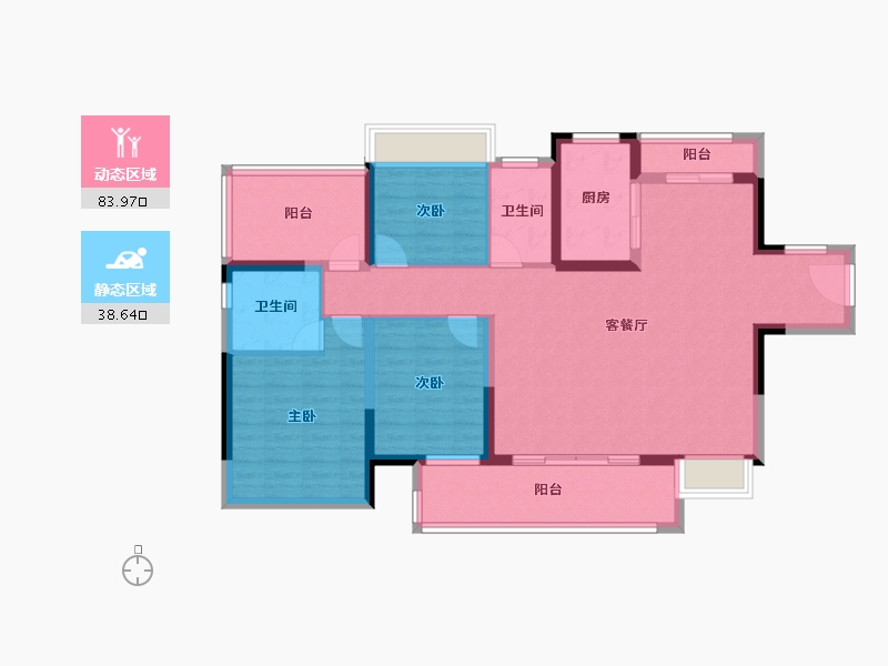 广东省-惠州市-中交和风春岸-109.88-户型库-动静分区