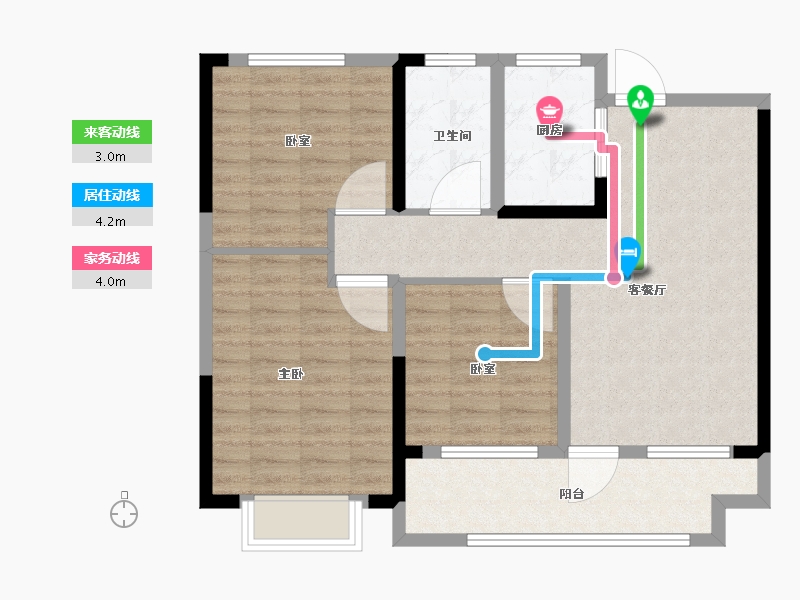 山东省-青岛市-安徒生童话小镇-84.24-户型库-动静线