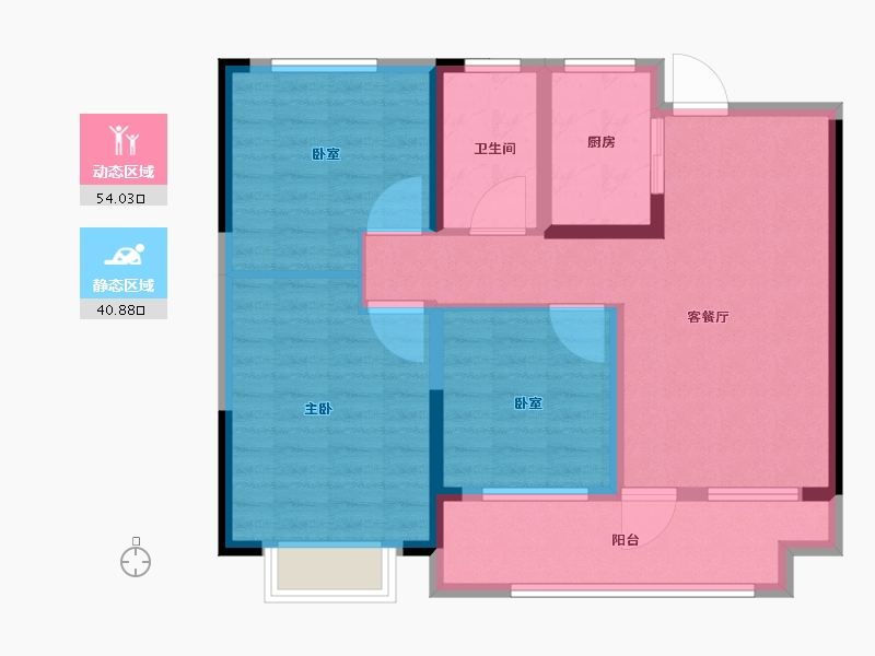 山东省-青岛市-安徒生童话小镇-84.24-户型库-动静分区