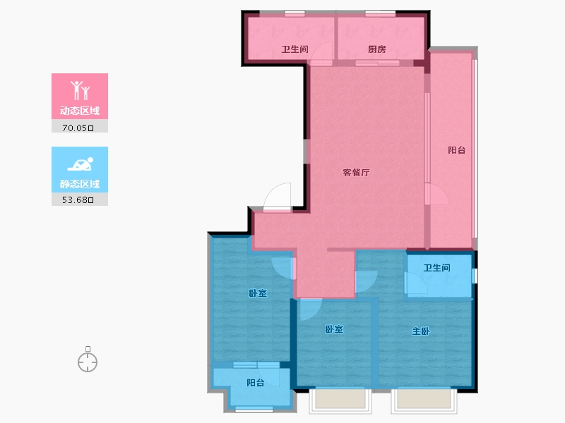 山东省-青岛市-安徒生童话小镇-110.40-户型库-动静分区