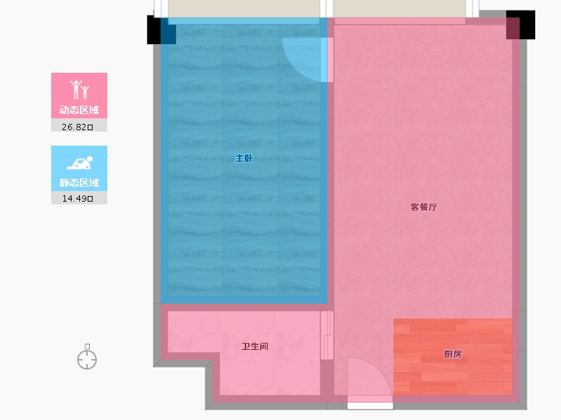 广东省-惠州市-罗浮上善公馆-36.59-户型库-动静分区