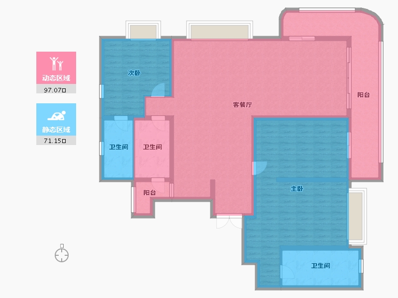 云南省-昆明市-万科公园城市-152.19-户型库-动静分区