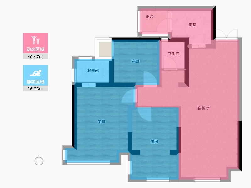 四川省-南充市-信智城-68.00-户型库-动静分区