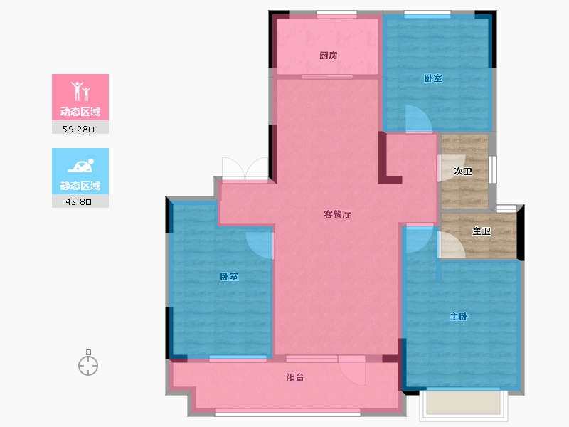 山东省-青岛市-安徒生童话小镇-100.00-户型库-动静分区