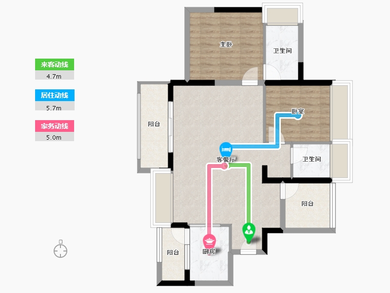 广东省-惠州市-惠阳振业城-82.94-户型库-动静线