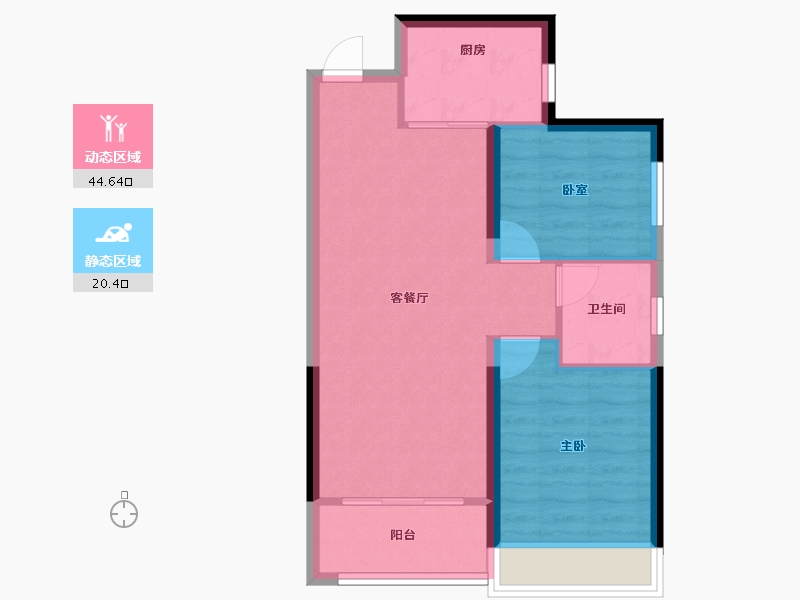 广东省-惠州市-惠阳振业城-58.48-户型库-动静分区