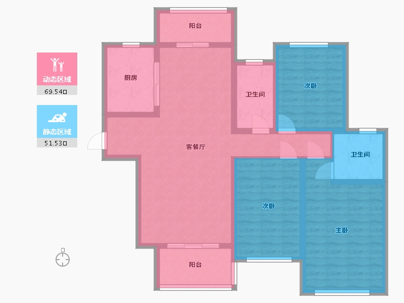 河南省-驻马店市-建业城-108.00-户型库-动静分区