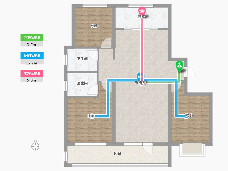 山东省-烟台市-瑞东瑞学府-100.00-户型库-动静线