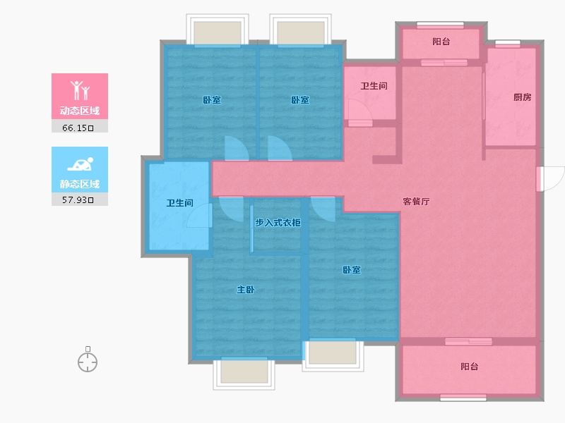 湖南省-长沙市-长沙亿达智造小镇-112.39-户型库-动静分区