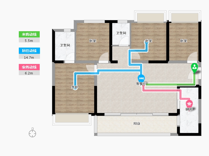 四川省-成都市-城投锦澜悦山-108.00-户型库-动静线