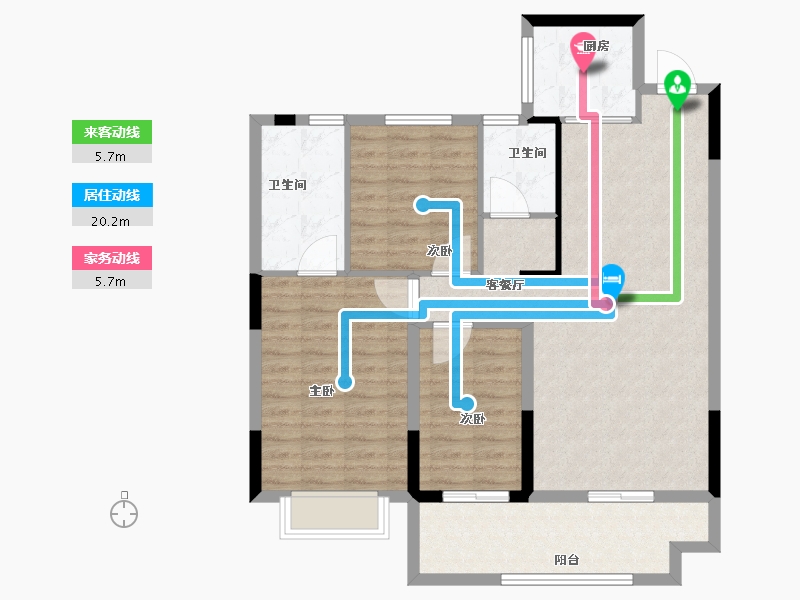 河南省-驻马店市-西亚美悦城-97.16-户型库-动静线