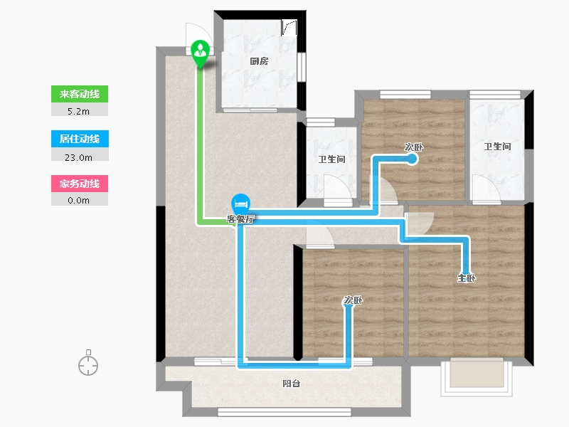 江西省-九江市-通源柴桑郡-86.00-户型库-动静线